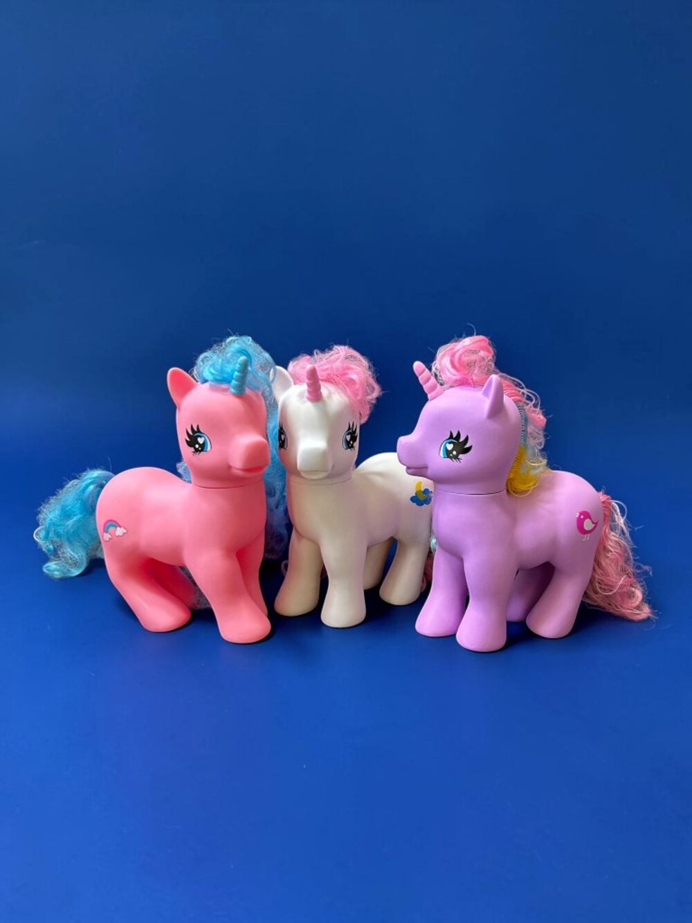(Lot of 3)  RARE Vintage My Little Pony MLP Jumbo 10"  SML-16-B1